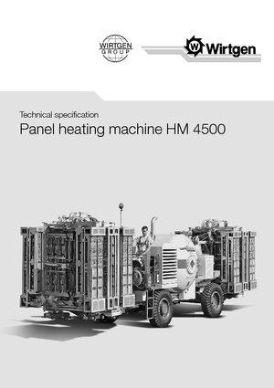 Riciclatrici stradali a caldo Wirtgen HM 4500