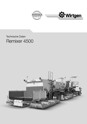 Riciclatrici stradali a caldo Wirtgen RX 4500