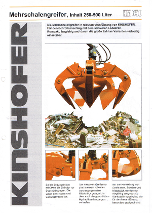 Benne a polipo idrauliche Kinshofer KM 652-5-500