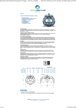 Benne a polipo idrauliche Idrobenne PFO 6/600 P