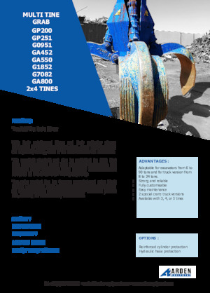 Benne a polipo idrauliche Arden GA550