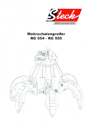 Benne a polipo idrauliche Steck RG 555 D