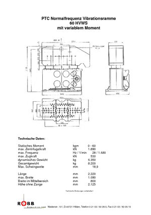 Aghi Vibranti PTC 60 HVWS
