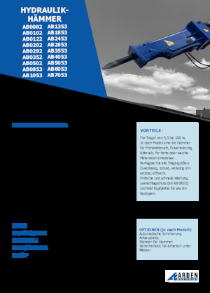 Martelli demolitori idraulici Arden AB0102