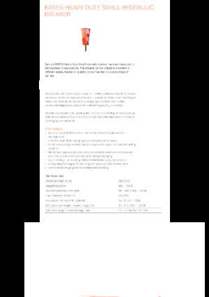 Martelli demolitori idraulici Sandvik BR555i