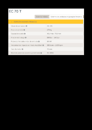 Martelli demolitori idraulici Epiroc EC 70 T