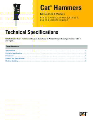 Martelli demolitori idraulici Caterpillar H140GC S 