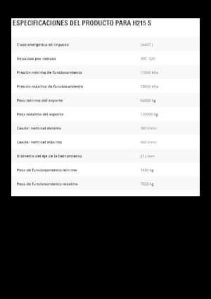 Martelli demolitori idraulici Caterpillar H215 S