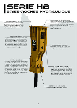 Martelli demolitori idraulici OSA Demolition Equipment HB 1500