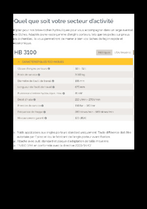 Martelli demolitori idraulici Epiroc HB 3100