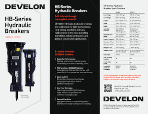 Martelli demolitori idraulici Develon HB15FH