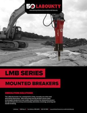 Martelli demolitori idraulici LaBounty LMB 9580 
