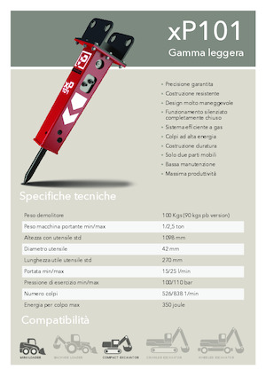Martelli demolitori idraulici Promove xP 101