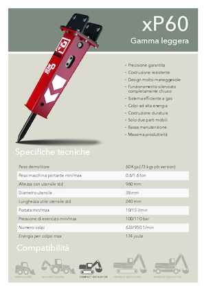 Martelli demolitori idraulici Promove xP 60 