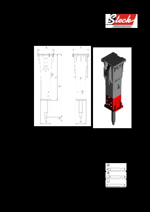 Martelli demolitori idraulici Steck B 10