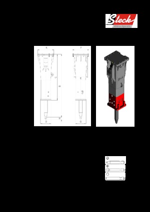 Martelli demolitori idraulici Steck B 7