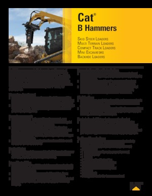 Martelli demolitori idraulici Caterpillar B6