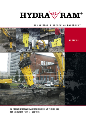 Martelli demolitori idraulici Hydra Ram FX-340