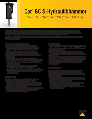 Martelli demolitori idraulici Caterpillar H140GC S 