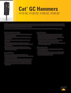 Martelli demolitori idraulici Caterpillar H120GC