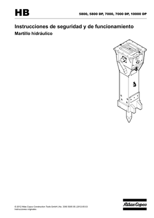 Martelli demolitori idraulici Atlas Copco HB 7000
