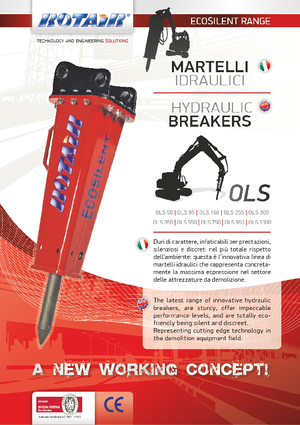Martelli demolitori idraulici Rotair OLS 95