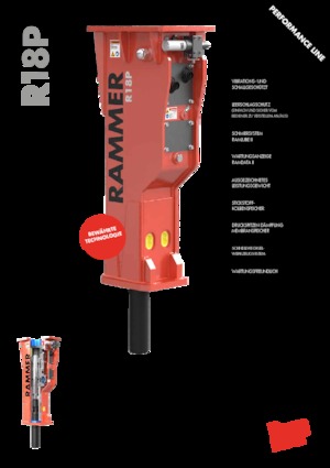 Martelli demolitori idraulici Rammer R18P