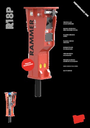 Martelli demolitori idraulici Rammer R18P