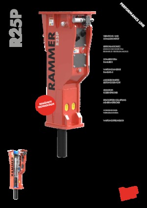 Martelli demolitori idraulici Rammer R25P