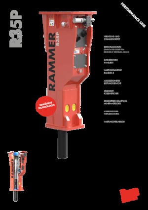 Martelli demolitori idraulici Rammer R35P