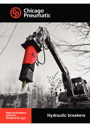 Martelli demolitori idraulici Chicago Pneumatic RX25