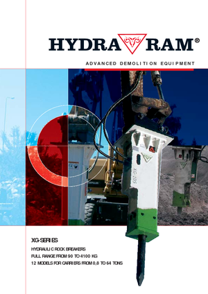 Martelli demolitori idraulici Hydra Ram XG 70 S