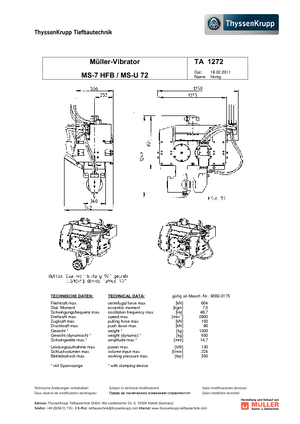 Pinze demolitrici idrauliche Müller MS-U 72
