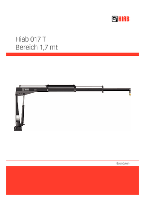 Gru per autocarro elettriche Hiab 017 T-1 PTO
