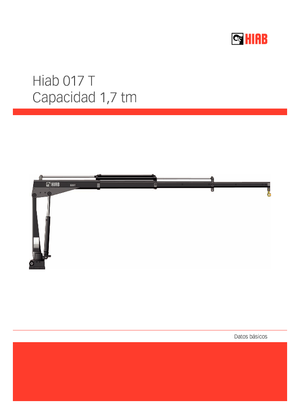 Gru per autocarro elettriche Hiab 017 T-2 PTO