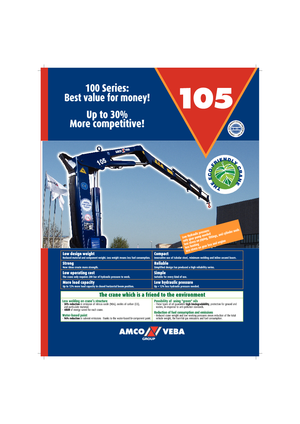 Gru per autocarro idrauliche Amco Veba 105-3 S