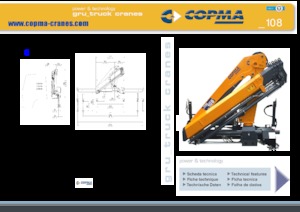 Gru per autocarro idrauliche COPMA 2000 108.4sc