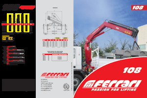 Gru per autocarro idrauliche Ferrari® 108 A5 