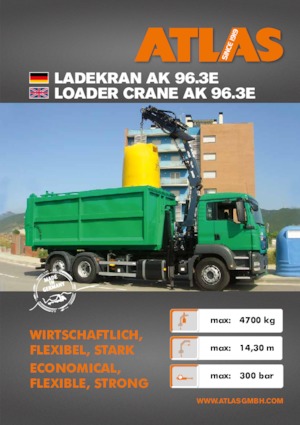 Gru per autocarro idrauliche Atlas 110.1 V - 7,0/2