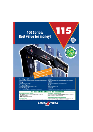 Gru per autocarro idrauliche Amco Veba 115-1 S