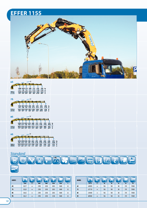 Gru per autocarro idrauliche Effer 1155 7S