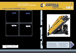 Gru per autocarro idrauliche COPMA 2000 130A.3 J2