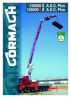 Gru per autocarro idrauliche Cormach 135000X E9F186 A.S.C. Plus