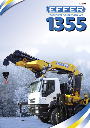 Gru per autocarro idrauliche Effer 1355 8S
