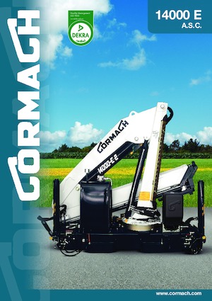 Gru per autocarro idrauliche Cormach 14000 E4 A.S.C