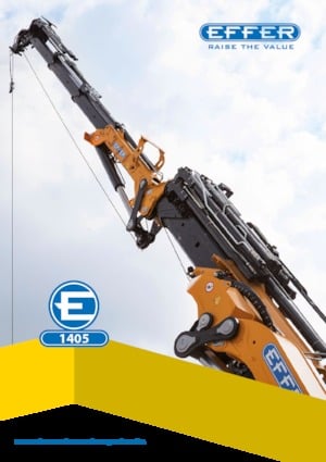 Gru per autocarro idrauliche Effer 1405 9S