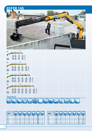 Gru per autocarro idrauliche Effer 145.11 2S