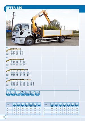Gru per autocarro idrauliche Effer 150 4S