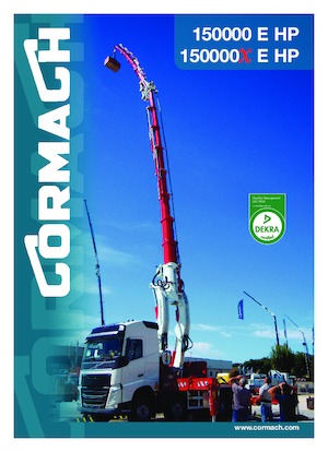 Gru per autocarro idrauliche Cormach 150000 E9F206 HP