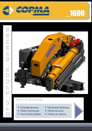 Gru per autocarro idrauliche COPMA 2000 1600.9 J7